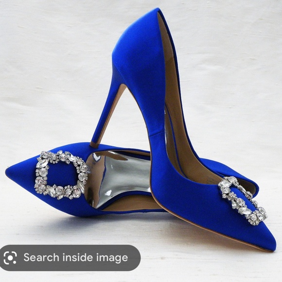 Badgley Mischka Shoes - NWT Badgley Mischka Women's Cher Crystal Buckle Pumps - Size 8